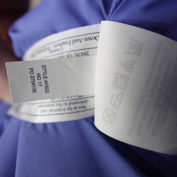 J.Crew Womens Vest Large Blue Solid Down Filled Full Zip Mountain Puffer Quilted - Picture 6 of 9